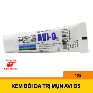 Kem bôi da trị mụn avi o5 – ngừa mụn trứng cá, mụn bọc, vẩy nến, bong da, nứt da avio5