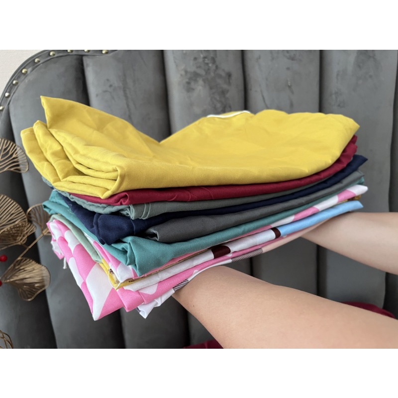 Vỏ gối ôm cotton cao cấp , vỏ gối ôm kích thước 30x100cm bảng màu siêu đẹp,chất cotton tici hàn quốc💕