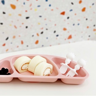 Set ăn dặm silicon Hàn Quốc cho bé cao cấp - Có tách set