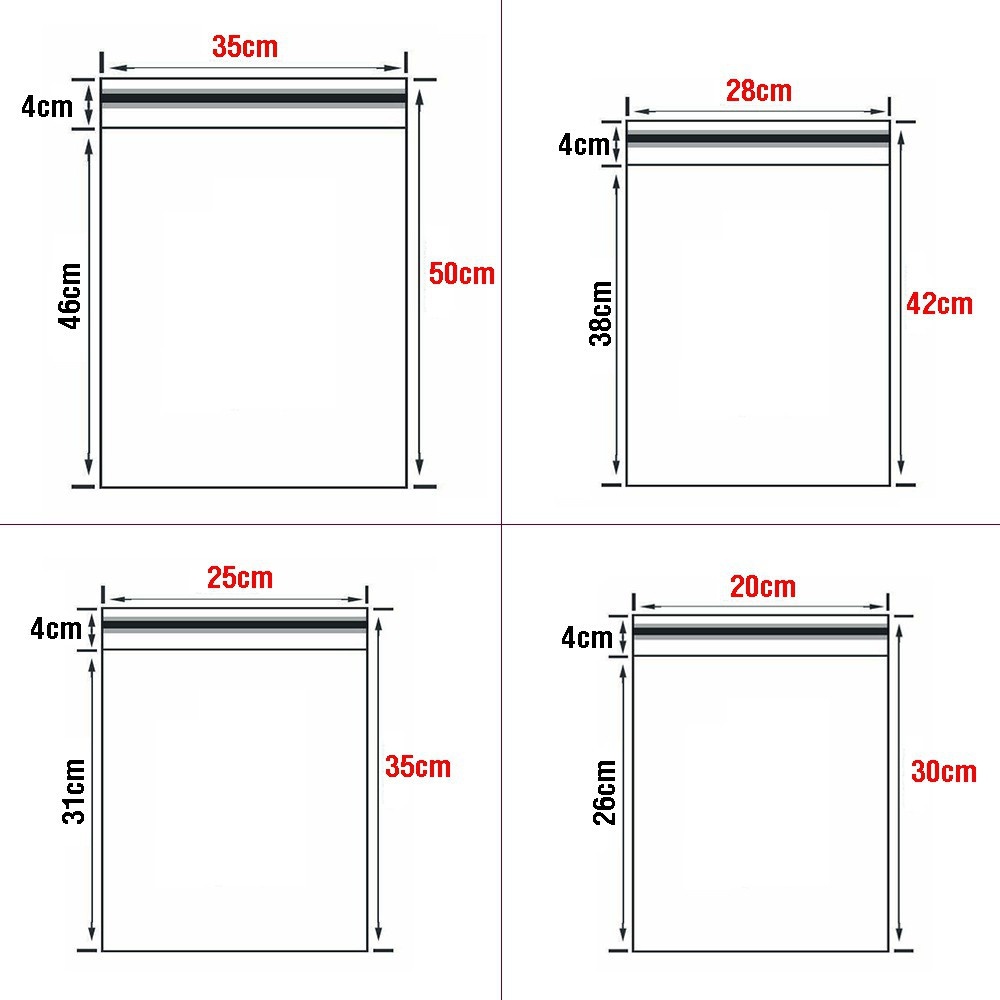 [KHO XƯỞNG - Size 32x45] Combo 100 Túi Đóng Hàng Niêm Phong - KEO DÁN CHẮC, SIÊU DAI, CHỐNG NƯỚC