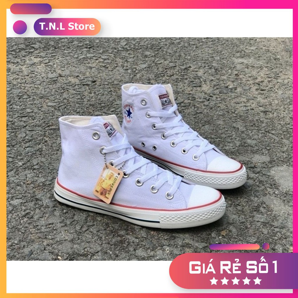 Giày CV Classic Trắng Cao (Sale Cực Shock)