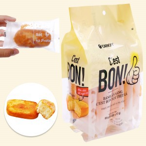 Bánh bông lan vị xúc xích nướng Orion C'est Bon gói 85g (5 bánh)