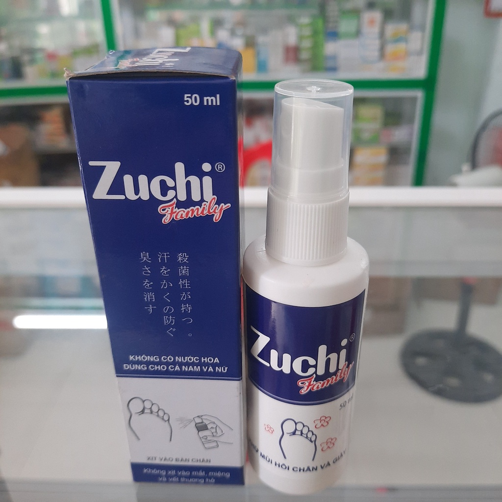 Chai xịt khử mùi hôi chân và giầy (dạng xịt) 50ml