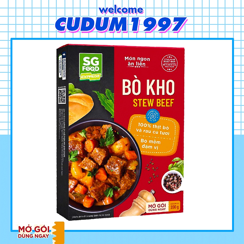 Bò kho SG Food 200g