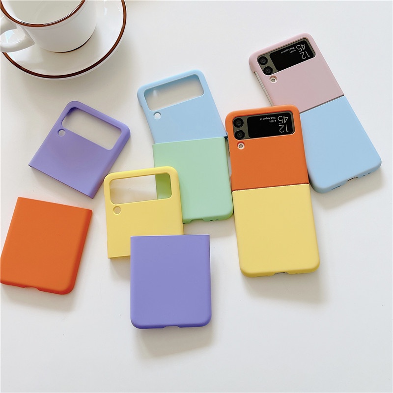 Ốp Điện Thoại PC Cứng Nhám Chống Sốc Chống Dấu Vân Tay Cho Samsung Galaxy Z Flip 4 5G Z Flip 3