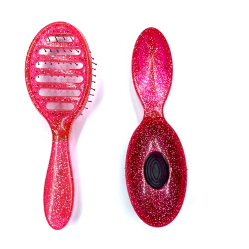 [CHÍNH HÃNG] Combo 2 lược gỡ rối WET BRUSH dòng mini gấp gọn màu đỏ