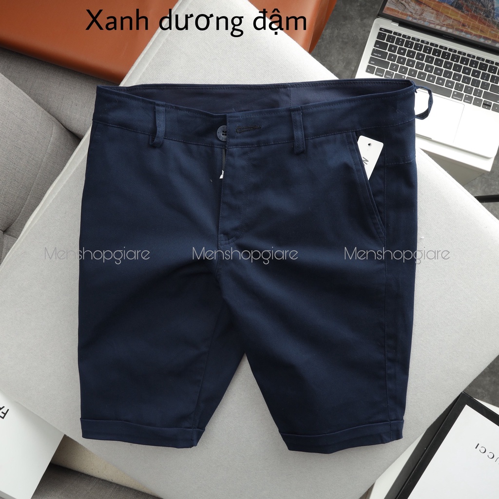 QUẦN SHORT KAKI NAM CO GIÃN - HÌNH THẬT