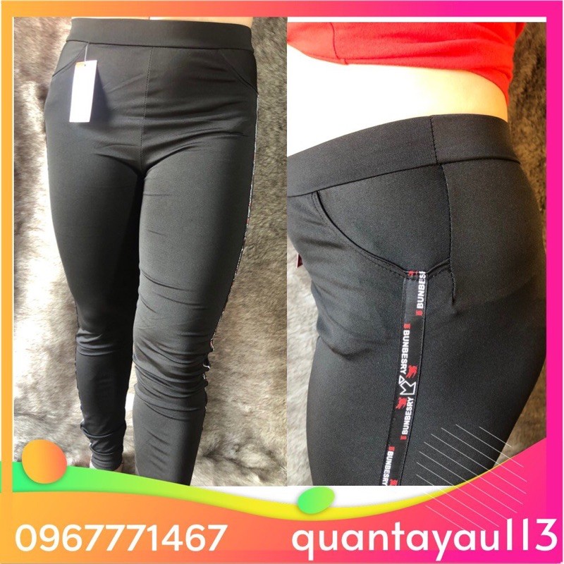 Quần legging Nữ chất cotton co dãn 4 chiều, thiết kế Dài từ 40 đến 70kg