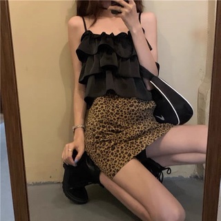 [ KÈM ẢNH THẬT] Áo 2 dây bèo 3 tầng