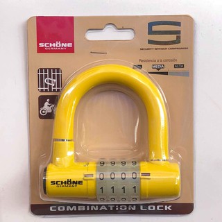 Khóa số tự chọn SCHONE (đỏ, vàng, đen) 4 số