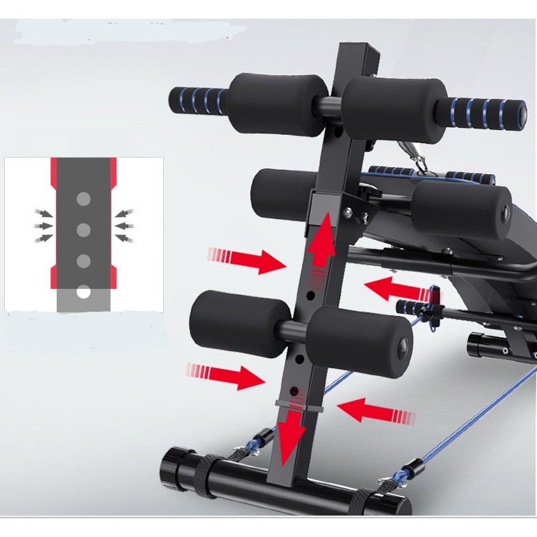 Máy tập lưng bụng đa chức năng thế hệ mới - Ghế cong tập cơ bụng Yidakang chịu lực cao cấp