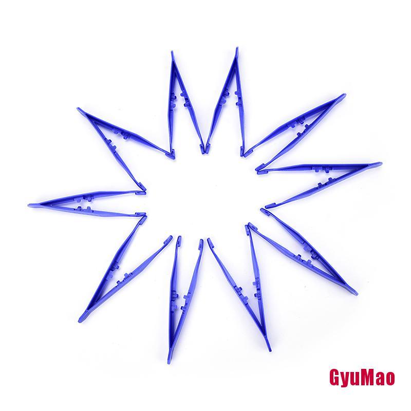 Bộ 10 Nhíp Nhựa Nhỏ Dùng Một Lần Chuyên Dụng Cho Sơ Cứu