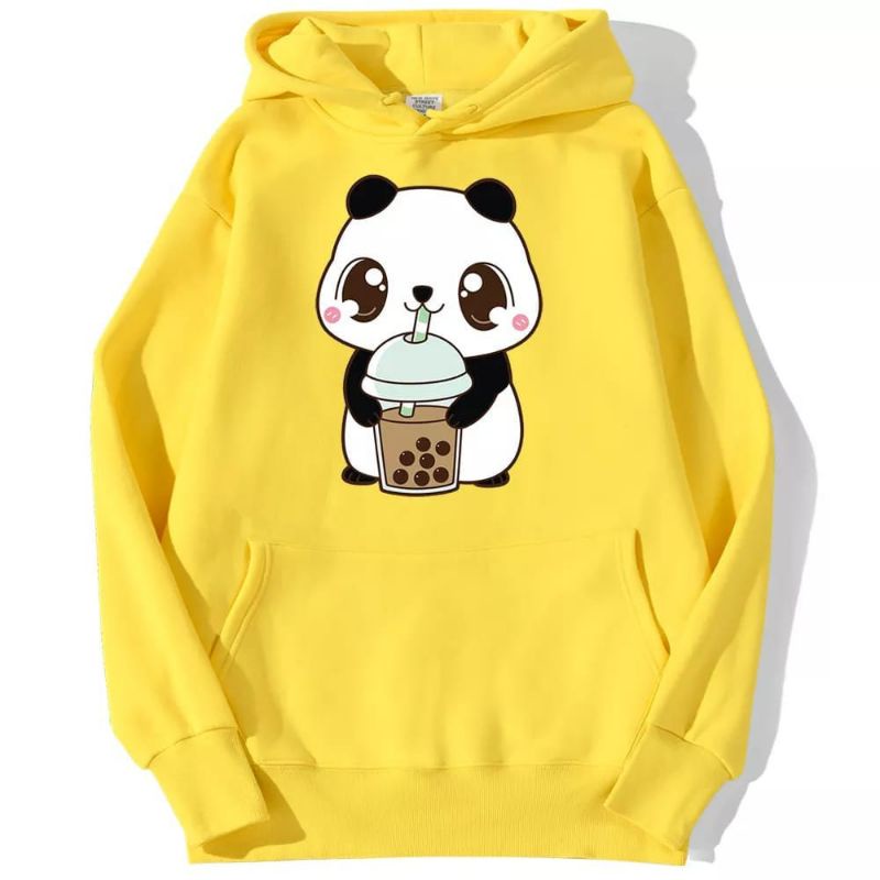 Áo Sweater In Hình Gấu Trúc Đáng Yêu Cho Nữ 6-8 9-12 Tuổi