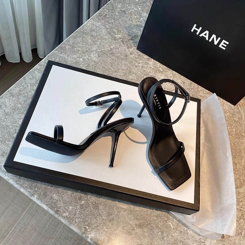 Sandal quai mảnh gót 10p
