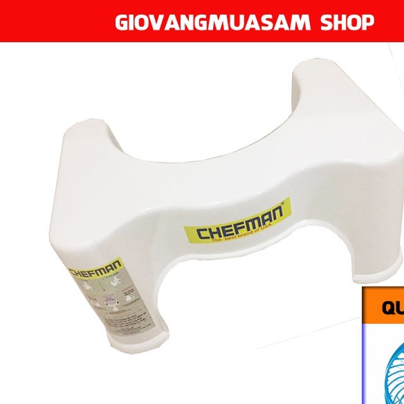 Ghế kê chân toilet chống táo bón Chefman