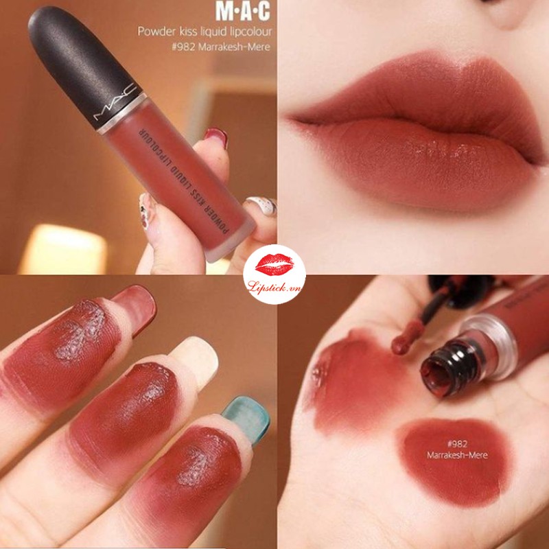 [FULLSIZE - BILL US ] SON KEM LÌ MAC POWDER KISS LIQUID LIP COLOR