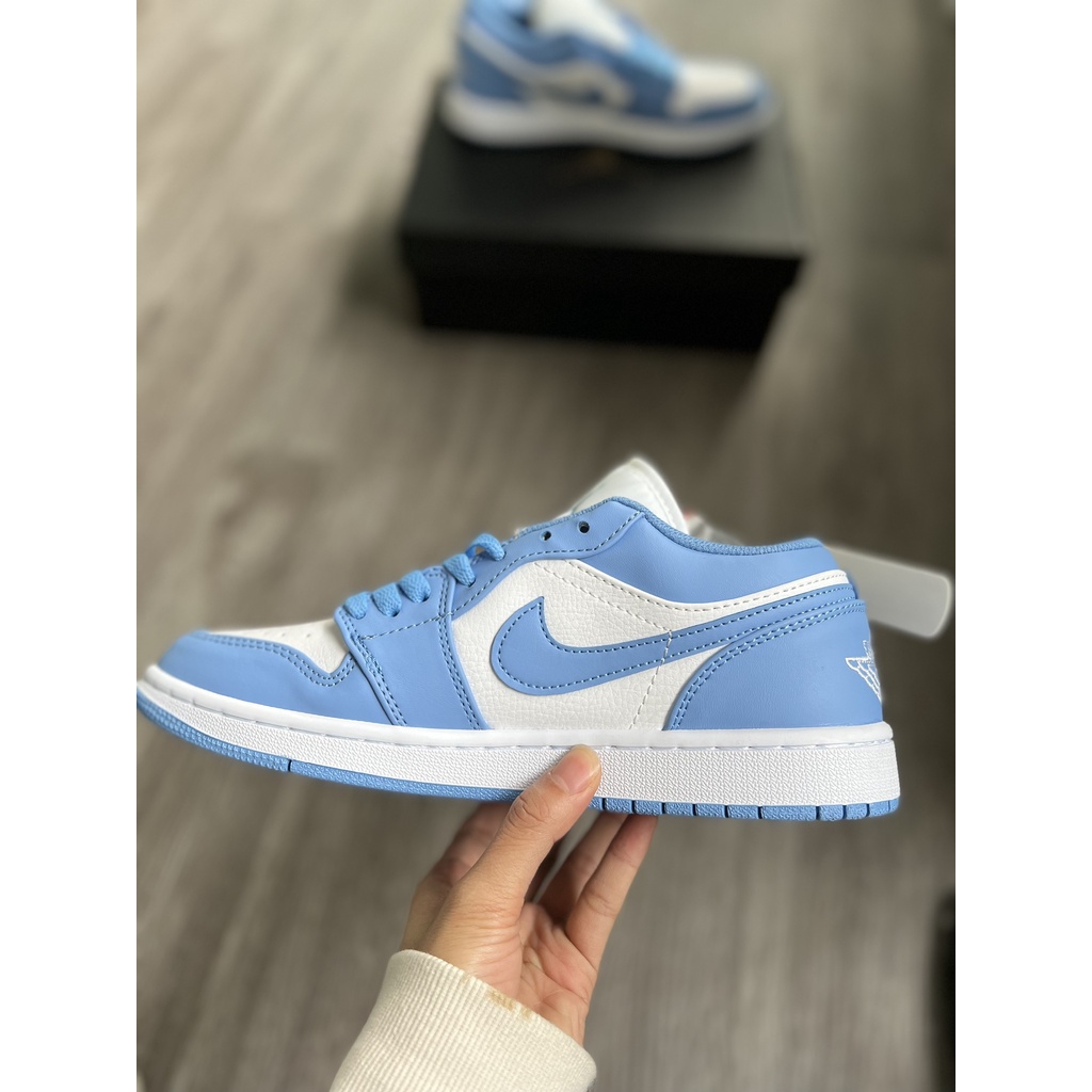⚡️GIÁ SỐC⚡️[Ảnh thật do shop tự chụp 100%] Giày Jordan Low 1 xanh trắng hàng chuẩn | BigBuy360 - bigbuy360.vn