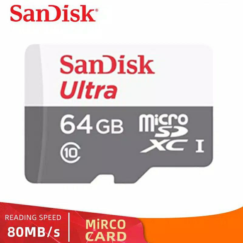 Thẻ Nhớ Micro Sd 64gb Class 10 Microsd Sdxc Màu Trắng