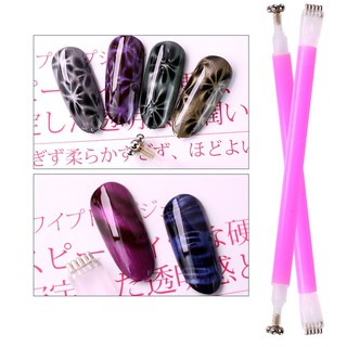 Nam châm mắt mèo hoa 2 đầu