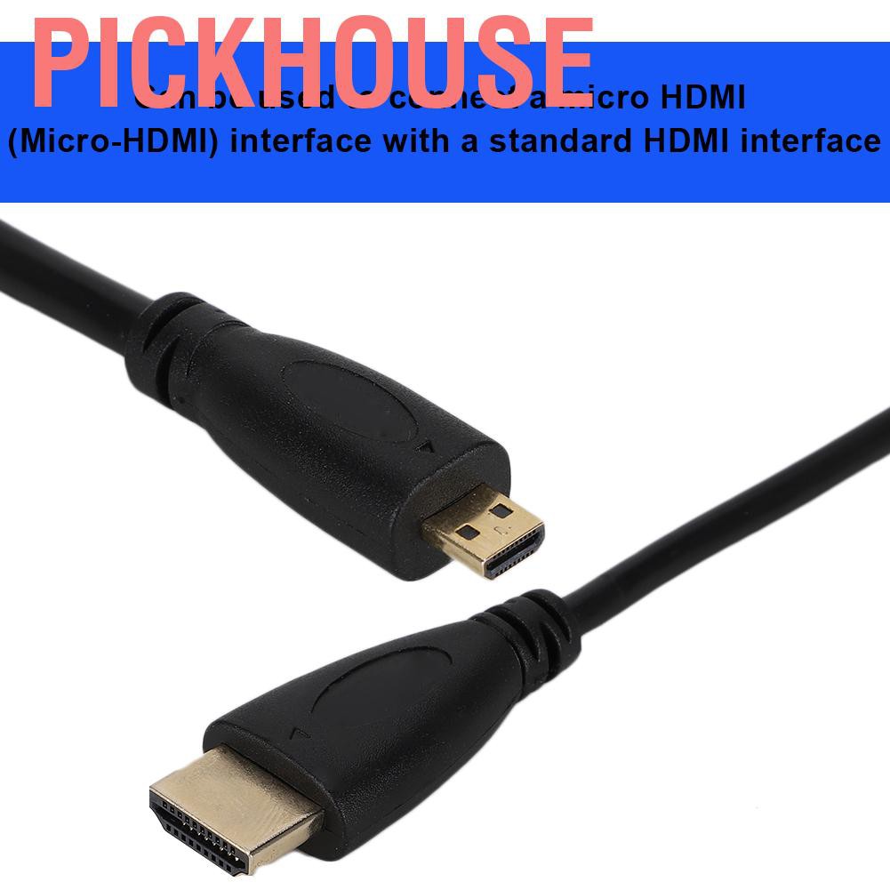 Cáp Chuyển Đổi Pickhouse Micro Sang Hdmi 1440p / 1080p / 1080i / 720p / 480p Cho Raspberry Pi 4b