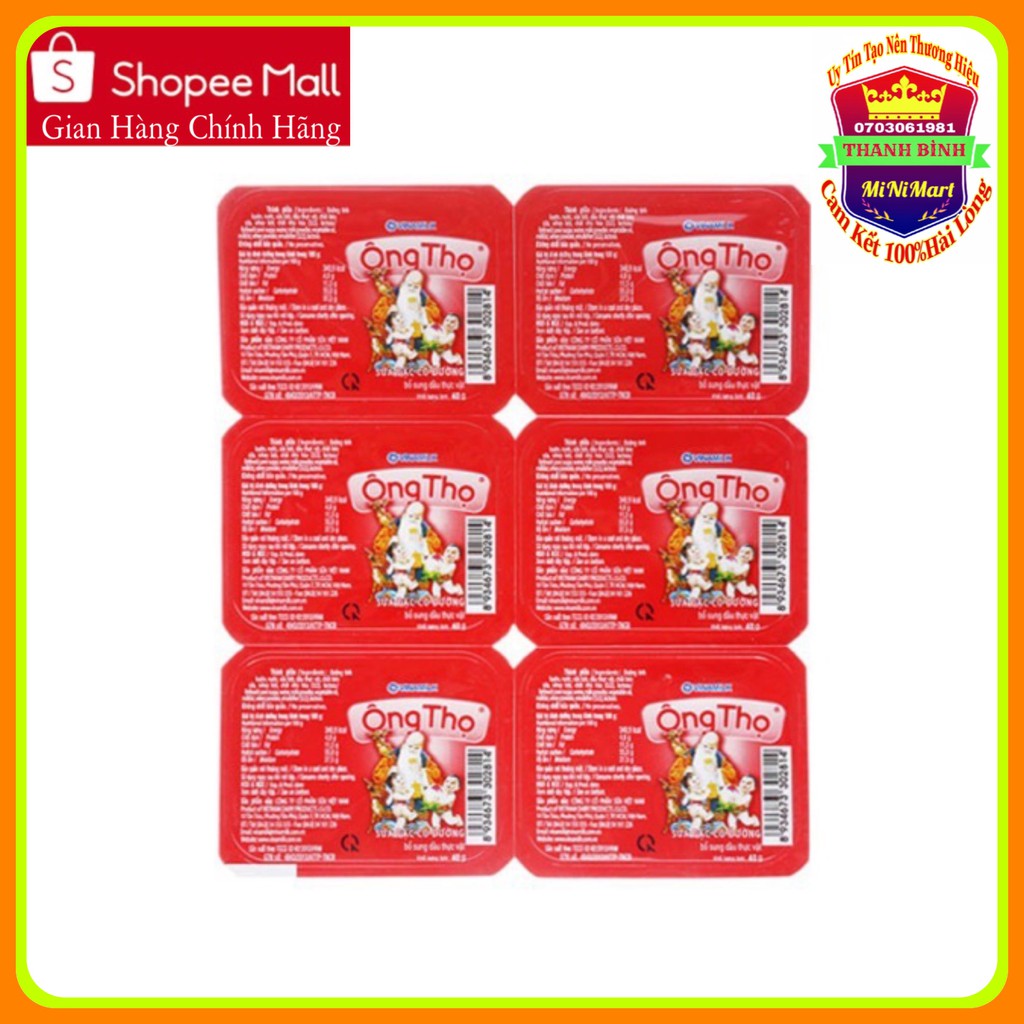 Sữa đặc có đường Ông Thọ vỉ 6 hộp x 40g