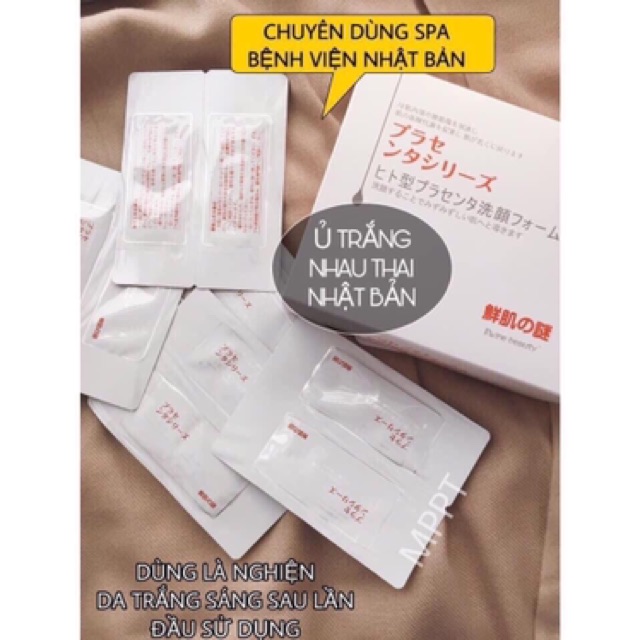 Gói Ủ Trắng Face Nhau Thai Cừu Nội Địa Nhật | BigBuy360 - bigbuy360.vn