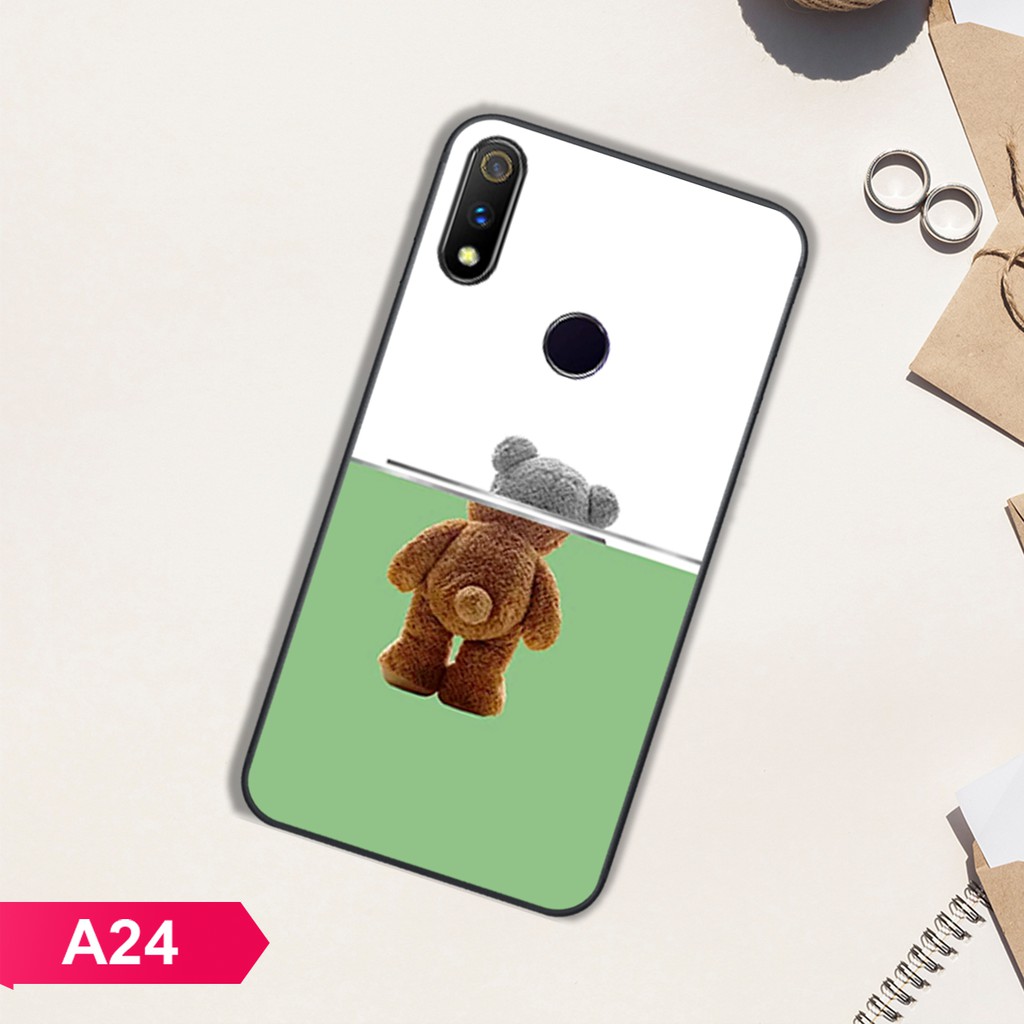 [ỐP ĐẸP]ỐP LƯNG OPPO REALME 3/REALME 3 PRO IN HÌNH GẤU BỰ CỰC ĐÁNG YÊU