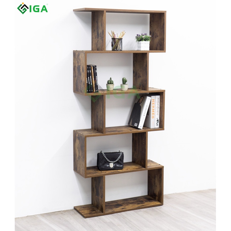 Kệ sách hình chữ S đa năng chính hãng IGA.GP191.08
