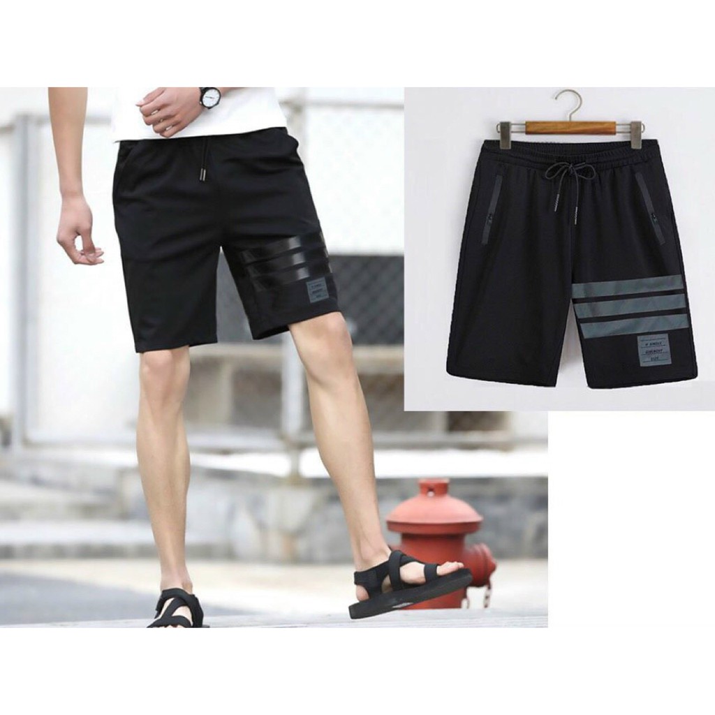 Quần short nam nữ chất vải thun poly co giãn dày dặn (SsocKT)