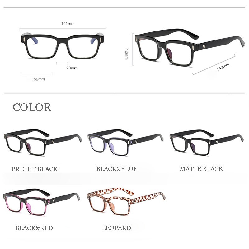 Gọng kính vuông kiểu vintage unisex | BigBuy360 - bigbuy360.vn