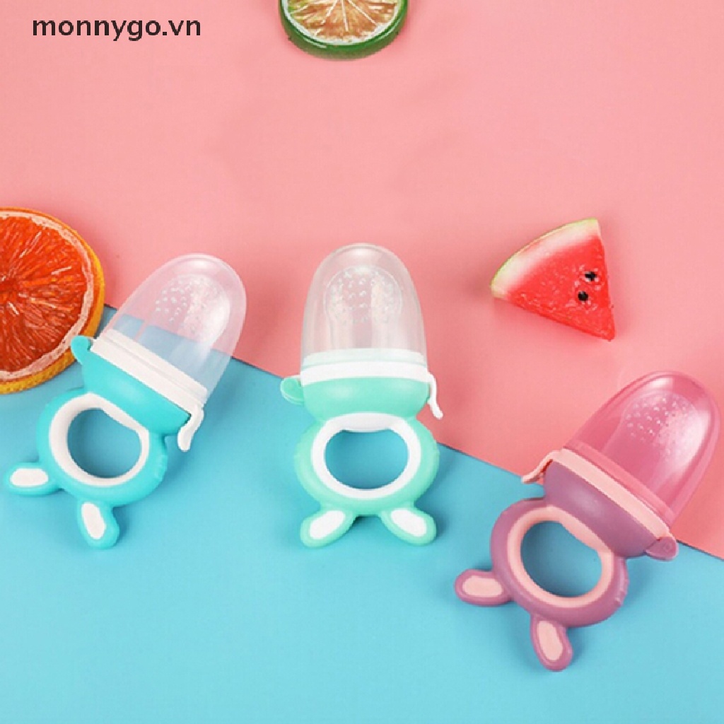 Monnygo Núm Vú Giả Ngậm Nướu Trái Cây Bằng silicone