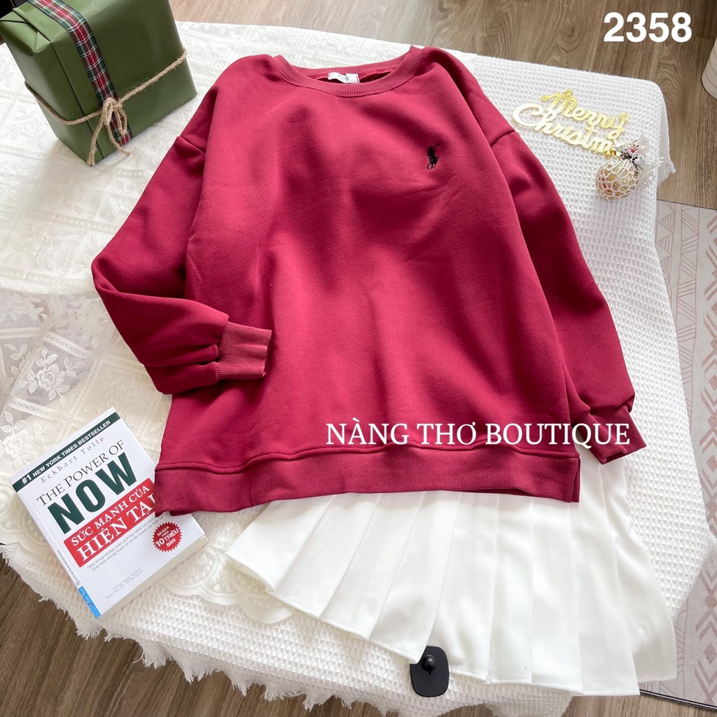 Áo nỉ logo 4 màu (ảnh thật do shop chụp) 2358