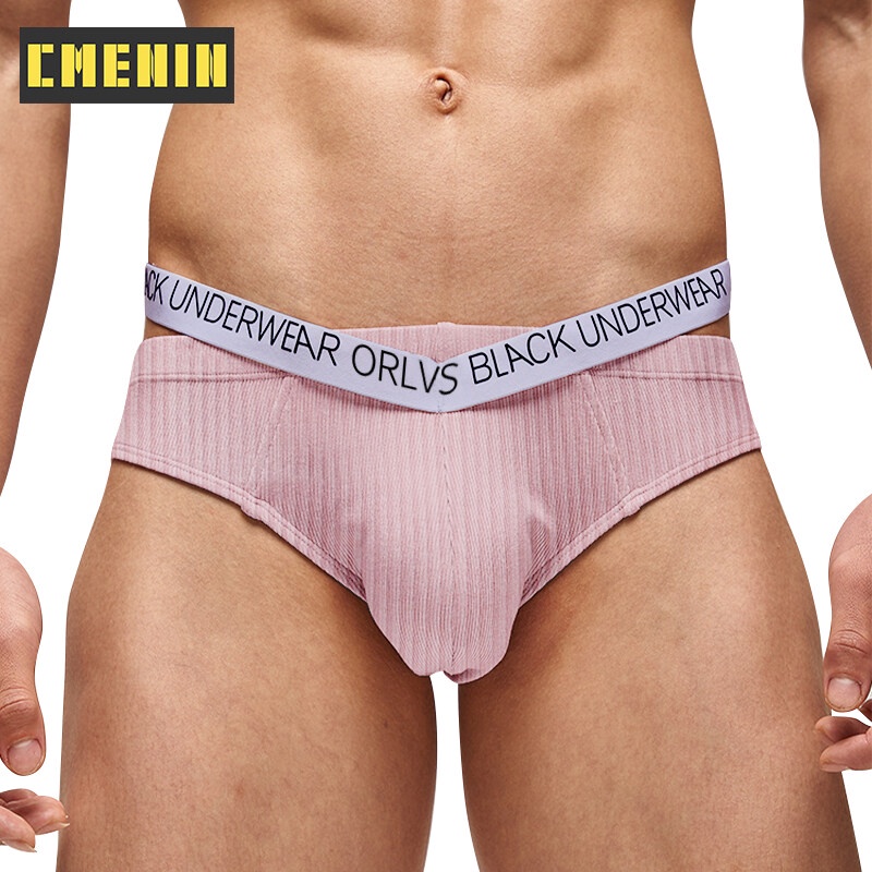 CMENIN ORLVS (1 Pieces) Fashion Comfortable Cotton Sexy Underwear Men Jockstrap Briefs U Pouch Men Underpants Male Panties Mens Ins Style OR6251