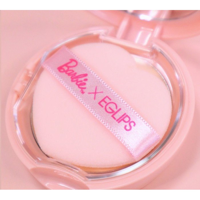 Phấn phủ kiềm dầu, căng bóng hồng da Eglips x Barbie Blur Powder Pact - HONGS BEAUTY