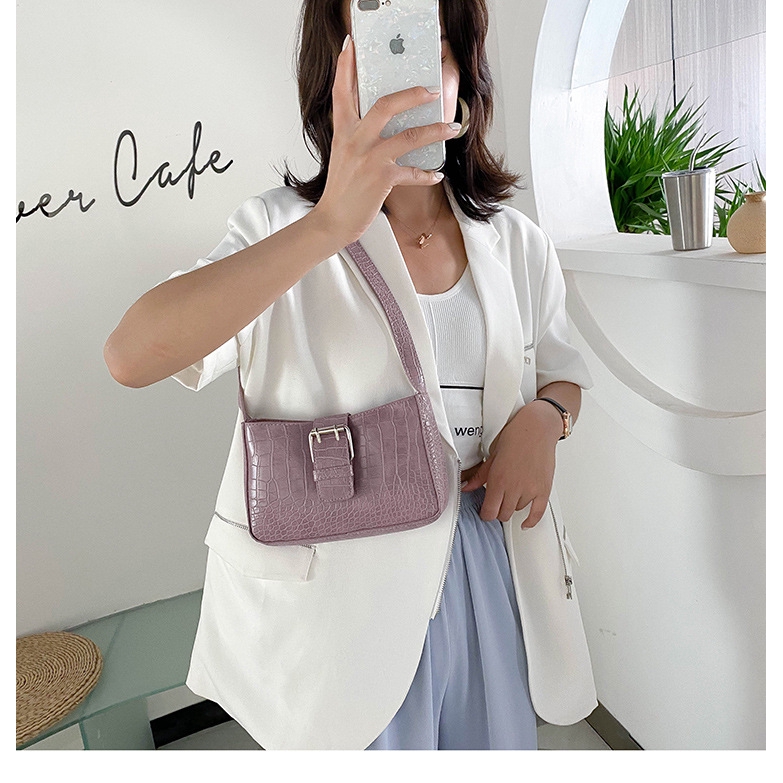 Túi Đeo Chéo Giả Da Cá Sấu Phong Cách Retro Thời Trang Cho Nữ