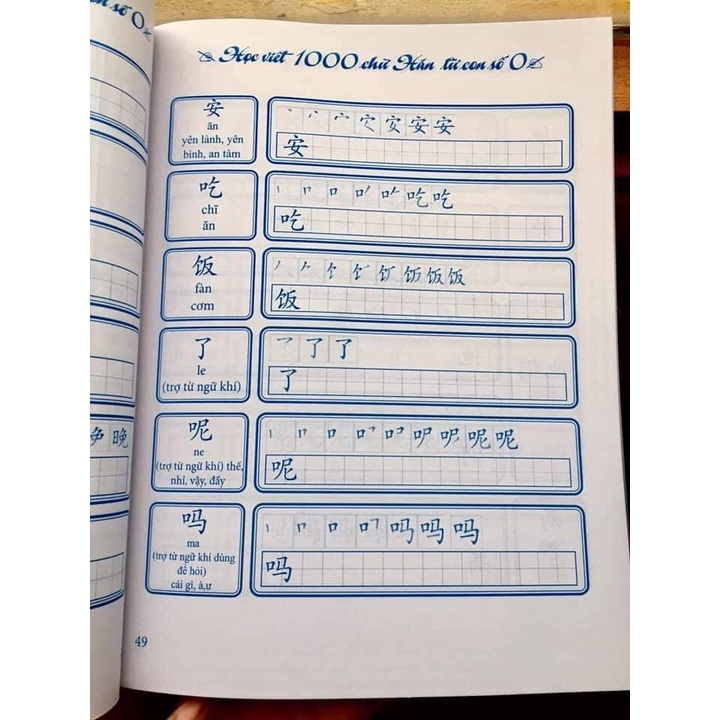Sách - Học viết 1000 chữ Hán từ con số 0 + 20 ngòi bút bay màu