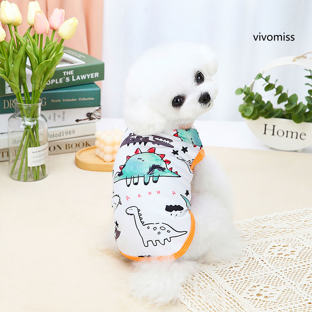 Áo Thun Cổ Tròn Thoáng Khí Cho Thú Cưng