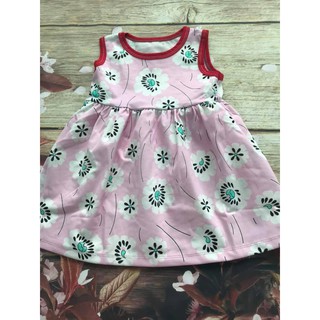 Váy đâm hè thun cotton mát mẻ 13-15kg bé gái