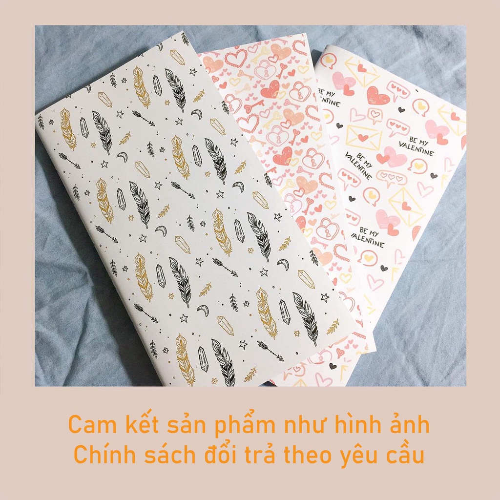 Sổ tay Món Ngon ghi chép các công thức nấu ăn, 64 trang, 21x11, dập ghim