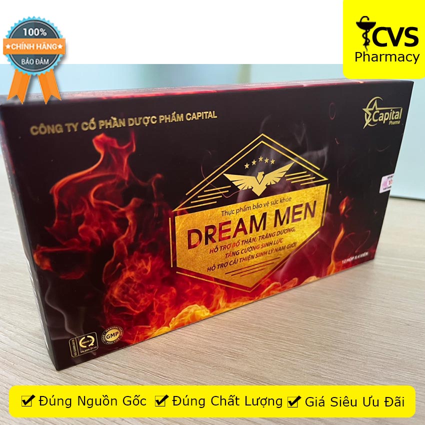Dream Men 48 viên giúp năm giới tăng cường hàm lượng testosterone - Cvspharmacy
