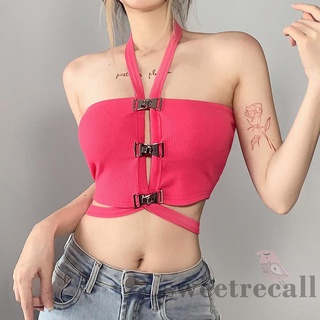 Swe-ys-áo Crop top Bodycon dành cho nữ, áo Crop top màu hồng rỗng