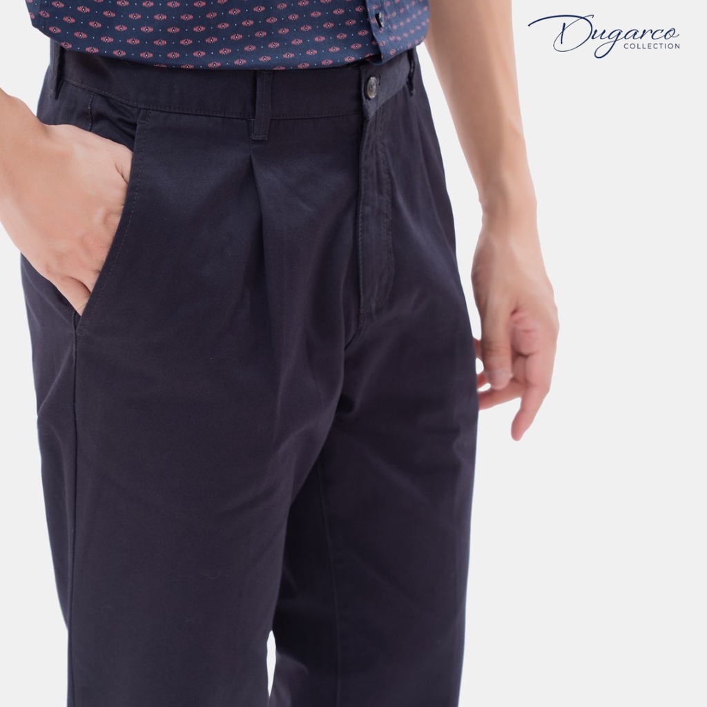 Quần kaki DUGARCO nam dáng regular công sở ống suông 92CM22128