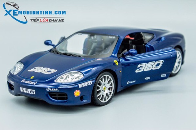 Xe Mô Hình Ferrari 360 Challenge 1:24 Bburago (Xanh)