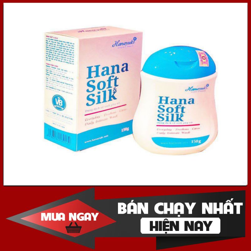 Dung Dịch Vệ Sinh Phụ Nữ HaNa Soft Silk (Cam Kết Chính Hãng)