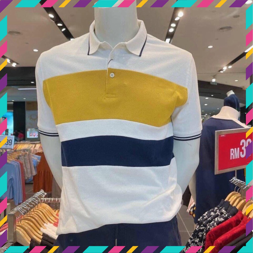 [CAO CẤP] Áo Polo Sọc Vàng Cho Nam,Polo Seed | BigBuy360 - bigbuy360.vn