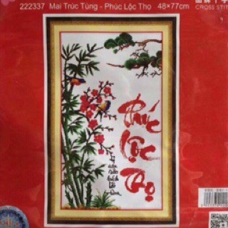 Combo tranh thêu tranh gắn đá 4 bức