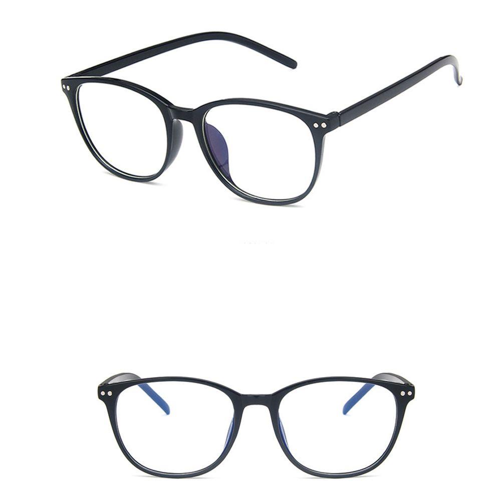 Mắt Kính Gọng Vuông Bằng Nhựa PC Trong Suốt Phong Cách Vintage