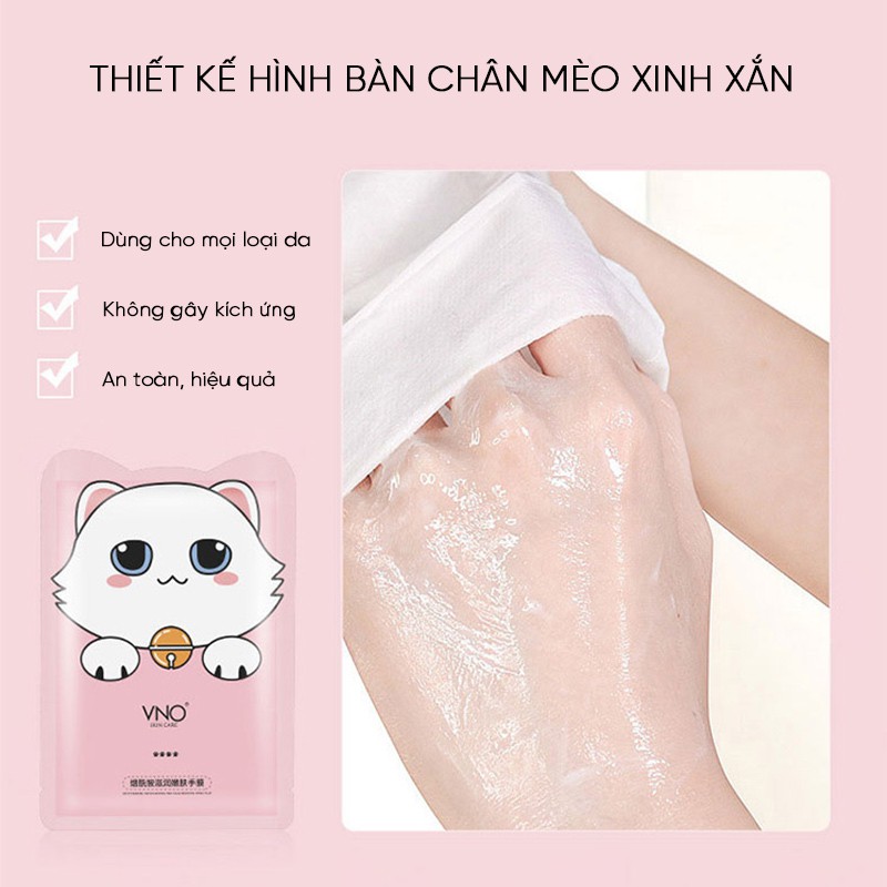 Mặt nạ dưỡng ẩm da tay hình bàn chân mèo | BigBuy360 - bigbuy360.vn