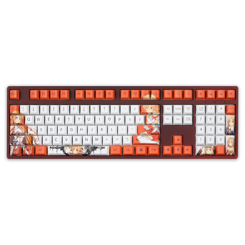 Yuuki Asuna Keycaps Cherry Hồ sơ Sword Art Online SAO Anime PBT DYE-SUB Bàn phím cơ Keycaps