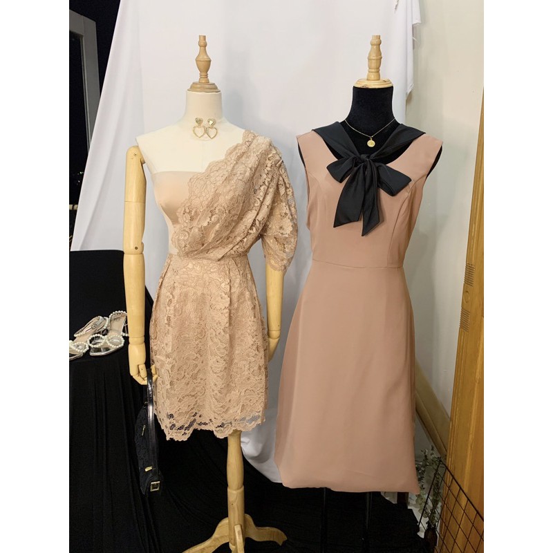 Váy ren lệch vai thương hiệu TAF DESIGN